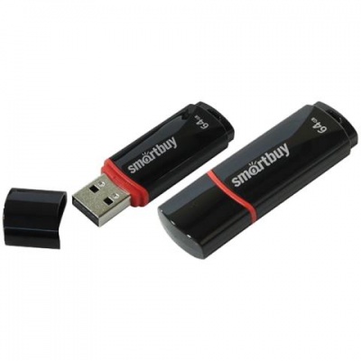 Флэш накопитель Smartbuy 64 Gb 2.0 Crown Black