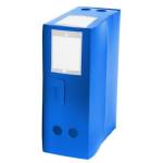 Короб архивный 120 мм пластик вырубная застежка ВА120BLUE 330х245 синий 816197
