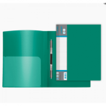 Папка с скоросшив. и карманом deVENTE 3111700 зеленая