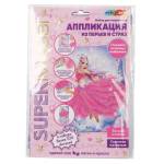 Аппликация из перьев и страз Стильная фея Мульти Арт Фея FEATHGEN-TOPF