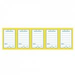 Ценники картонные Бабочка-5 (125)/20 1784 7*5, 5*5 177973