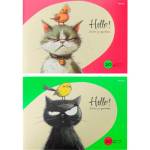 Альбом д\рис. 20 л. Проф-Пресс Котики с птичками мел.карт. 20-8576 РАСПРОДАЖА