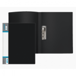 Папка с бок. зажимом deVente 3110409 черная