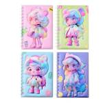 Блокнот B6 80 л. (спираль) Девочки М-3136