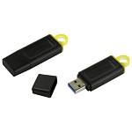 Флэш накопитель Kingston 128 Gb 3.2 DataTraveler Exodia черный/желт. DTX/128GB 
