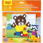 Аппликация из цветных шариков Мульти-Пульти Мишка 28178