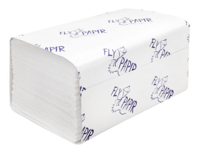 Полотенца бумажные FlyPapir Premium ZZ(V)сл. H3 2сл. 200л. 20,5х22,5 белые 262202