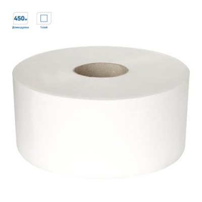 Туал. бумага OfficeClean Professional 1сл. 450м. белая Т1 259313/Х
