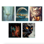 Тетрадь 48 л. (клетка) К-Э Фантастическая серия Нейросеть ТК2ЛФ488736