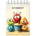 Блокнот А7 48 л. (спираль) С0059-08 Смешные пушистики