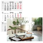 Календарь 3-секционный Офисный стиль 2026 ККТ2605