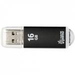 Флэш накопитель Smartbuy 16 Gb 2.0 V-Cut черный металл корпус
