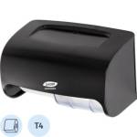 Диспенсер для туалетной бумаги в рулонах Luscan Prof Etalon Doublemini Т4 черный 1653733