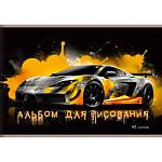Альбом д\рис. 40 л. Канц-Эксмо Автостиль мел. карт. А402570 110 гр/м