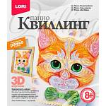 Квиллинг панно "Рыжий котенок" Квл-026 ЧЗ