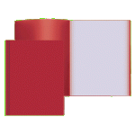 Папка с 20 карманами Attomex 3101400 красная