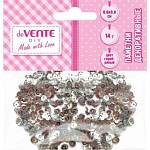 Пайетки декоративные deVente 8001917 Metallic 14 гр. серебро