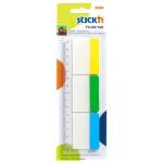 Стикеры - индексы 37х50х10 3 цв. STICK`N 21359 пластик