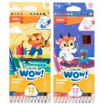 Карандаши цв. 12 цв. Deli EC138-12 Colorwow 2073492
