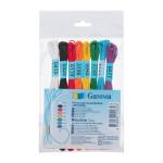 Нитки для вышивания мулине MOULINE Gamma 8*8м ассорти 