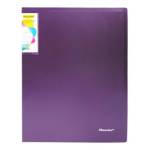 Папка с 4-мя кольцами 38 мм А4 Silwerhof 271958-73 сиренев. металлик 1164393