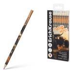 Карандаши цв. 12 цв. пластиковые EK Road Beast трехгранные 62932