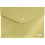 Папка - конверт А4 на кнопке deVENTA sigNATURE 3072510 350мкм оливковая