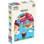 Пазлы-игра 24 эл. А4 MAXI Кошачьи сны ПК24М_54507