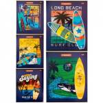 Тетрадь 48 л. (клетка) П-П Сёрферская тема 48-6089 РАСПРОДАЖА