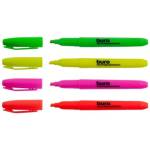 Набор текст-маркеров 4 цв. Buro 1-4 мм 1487367