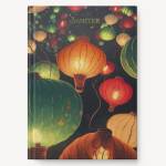 Книга для записей А5 128 л. К-Э Небесные фонарики ЕТИФ5128662 интегр.