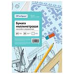 Бумага миллим. А3 20 л. OfficeSpace голубая в папке 20БМг3п_53585