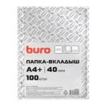 Карман с перфорацией А4+ Buro 40 мкм 1496922 (ЦЕНА ЗА УПАК. 100 шт)