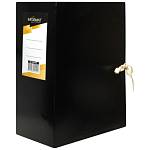 Короб архивный 140 мм бумвинил inФормат черный ВА91140К, 2 завязки