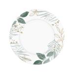 Тарелки бумажные 18 см. MESHU Floral 6 шт. MS_57314