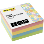 Блок для записей 9х9х4,5 цветной Silwerhof Daily Премиум пл.80г/м2 2064874