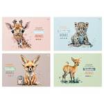 Альбом д\рис. 8 л. БиДжи Animals мел.карт. АР4ск8 10918