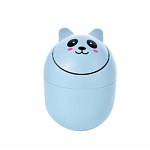Контейнер для мусора настольный deVente Kitties 13х13х18 с крышкой голубой 4104349