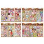 Наклейки декоративные 12,5х25 см М-8677