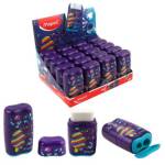 Точилка Maped Pixel Party Connect 2 отв. 049223 с ласт.