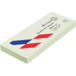 Стикеры 38х51 мм 100 л. Attomex зеленая 2010704 1 шт ИЭ