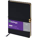 Ежедневник А5 184 л. Berlingo Casual Gold DD7_F0001 черный, золотой срез, с резинкой 2027