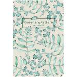 Блокнот-бизнес А6 96 л. Greenery Pattern 3274 тв. обл.