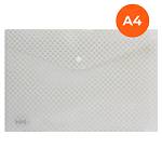 Папка - конверт А4 EK на кнопке Clear Rhombs 59670