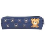 Пенал - тубус LOREX KIDS PATIENT BEAST 40*60*200 мм синий кожзам