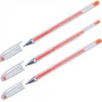 Ручка гелевая CROWN оранжевая