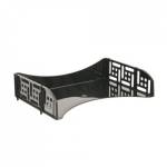 Лоток горизонтальный СТАММ Филд с широк.загрузкой черный ЛТГ-01188