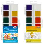 Краски акв. 12 цв. б/к п/к Гамма Юный Художник 212071
