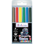 Фломастер 6 цв. Attomex Unicorn блистер 5080617