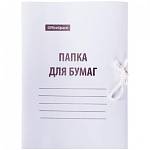 Папка для бумаг OfficeSpace на завязках 440 г/м мелов. 257304